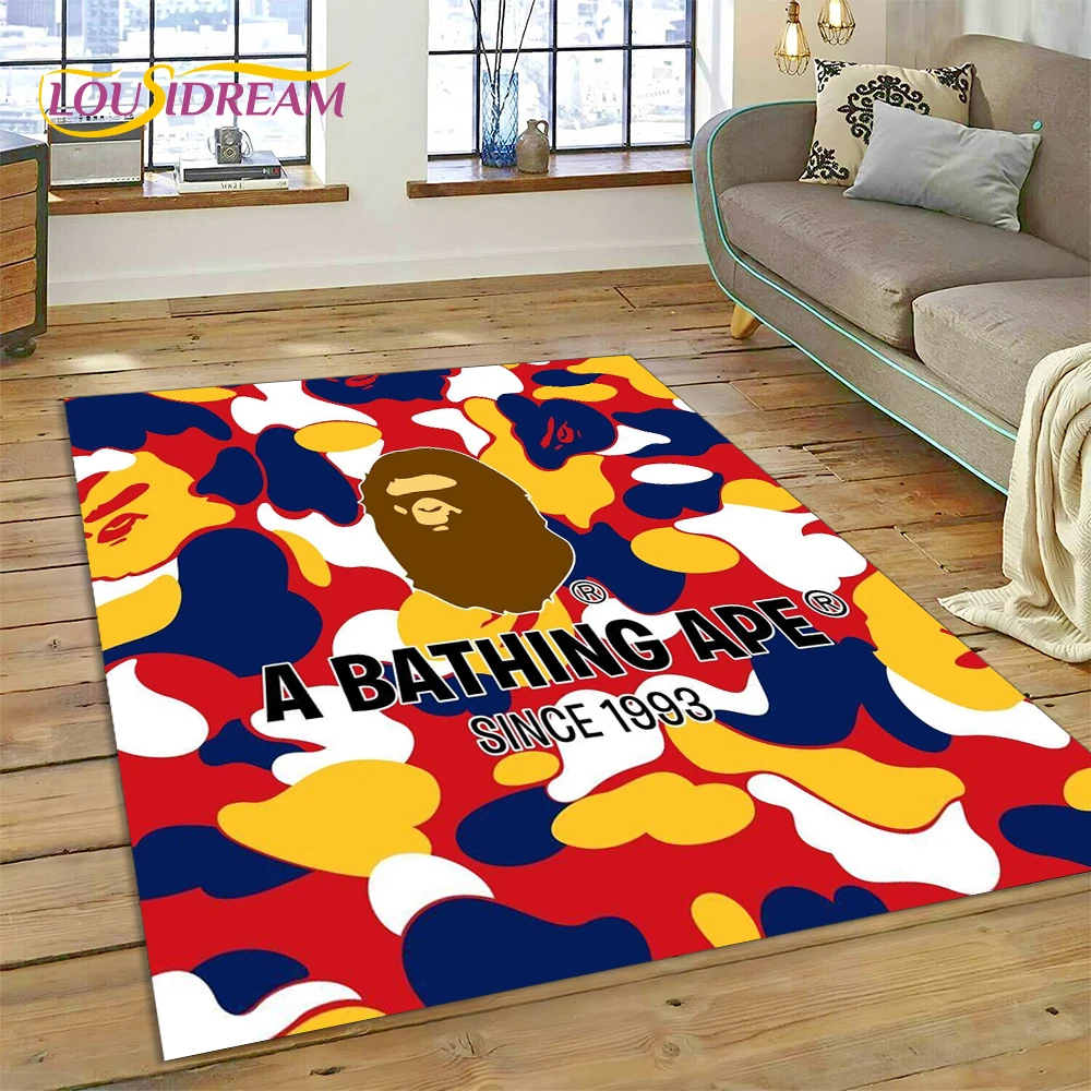 Commercial Printing For Sale - 3D Printing B-BAPE Fashion Carpet Rug