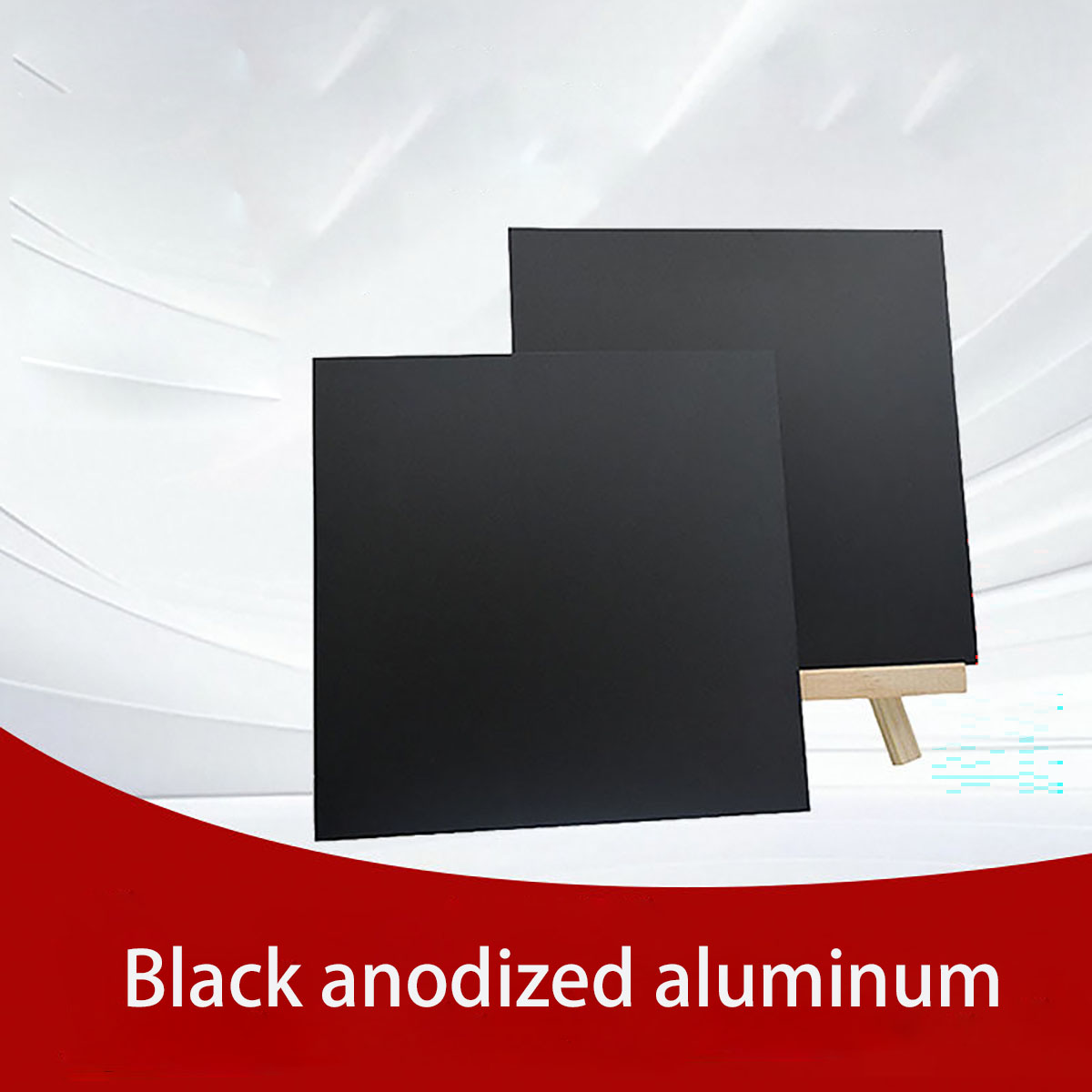 Commercial Uv Printing - 0.5mm Black Anodized Aluminum Plate Custom