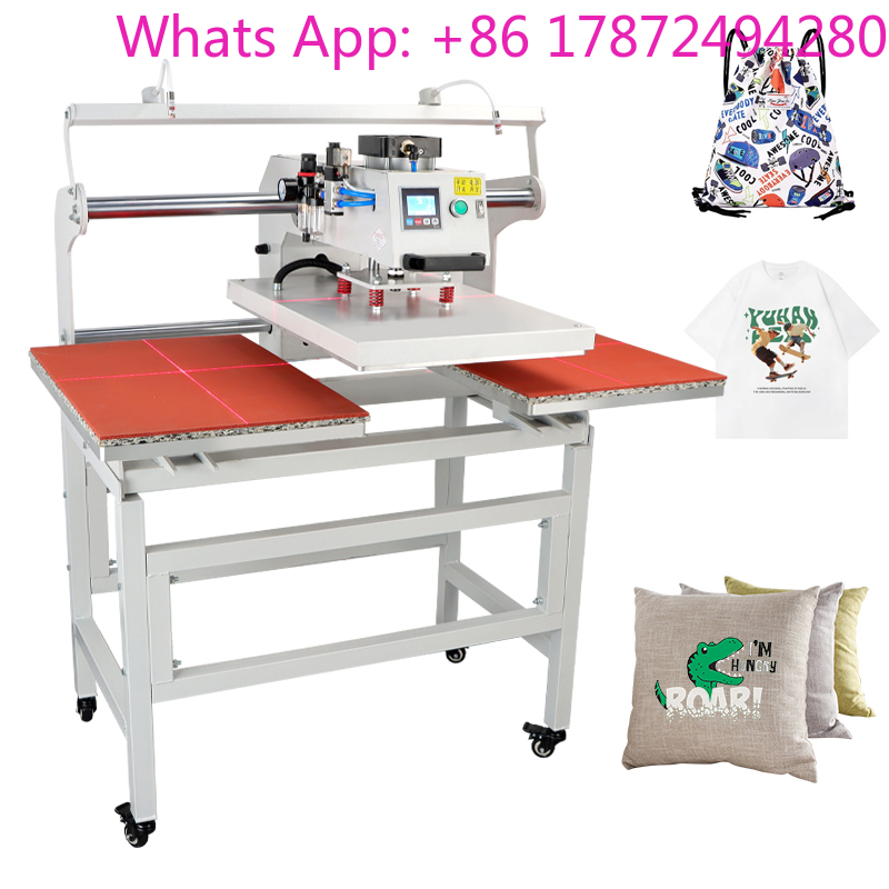 Commercial Label Printing Machine - Dual Electric Slide Hot Stamping Heat