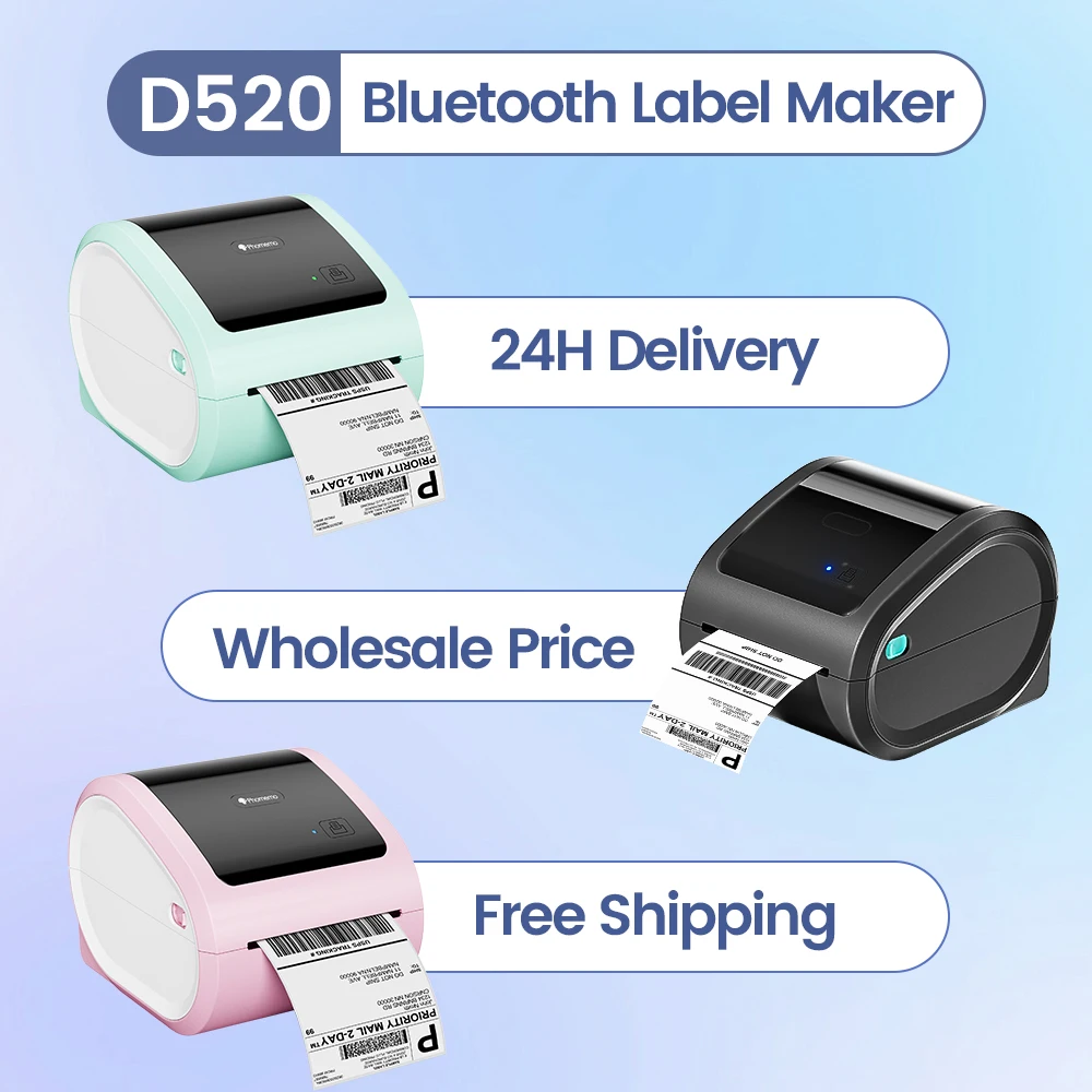Wireless Bluethooth Shipping P - Commercial Label Printing Machine recension och pris