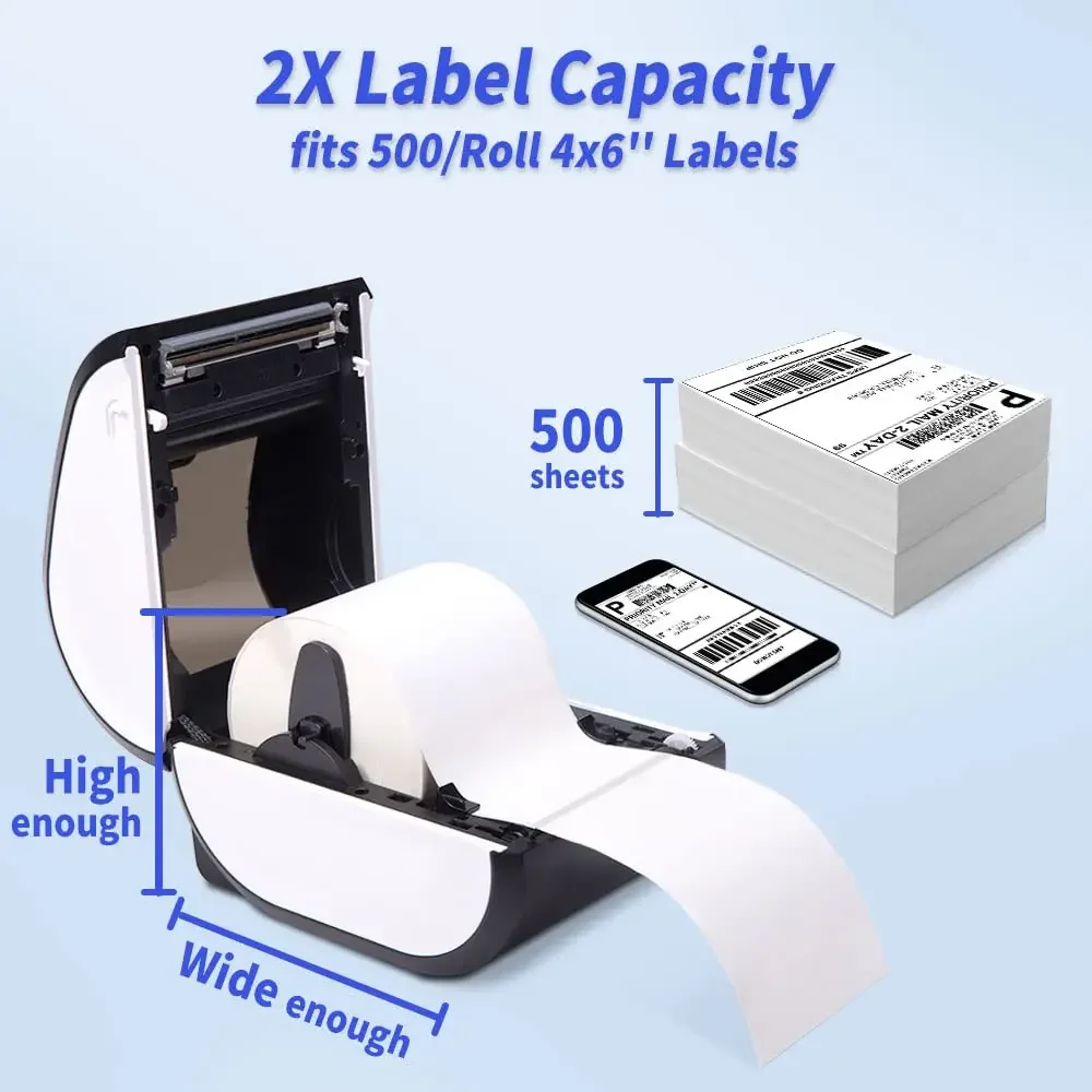 Wireless Bluethooth Shipping P - Commercial Label Printing Machine recension och pris