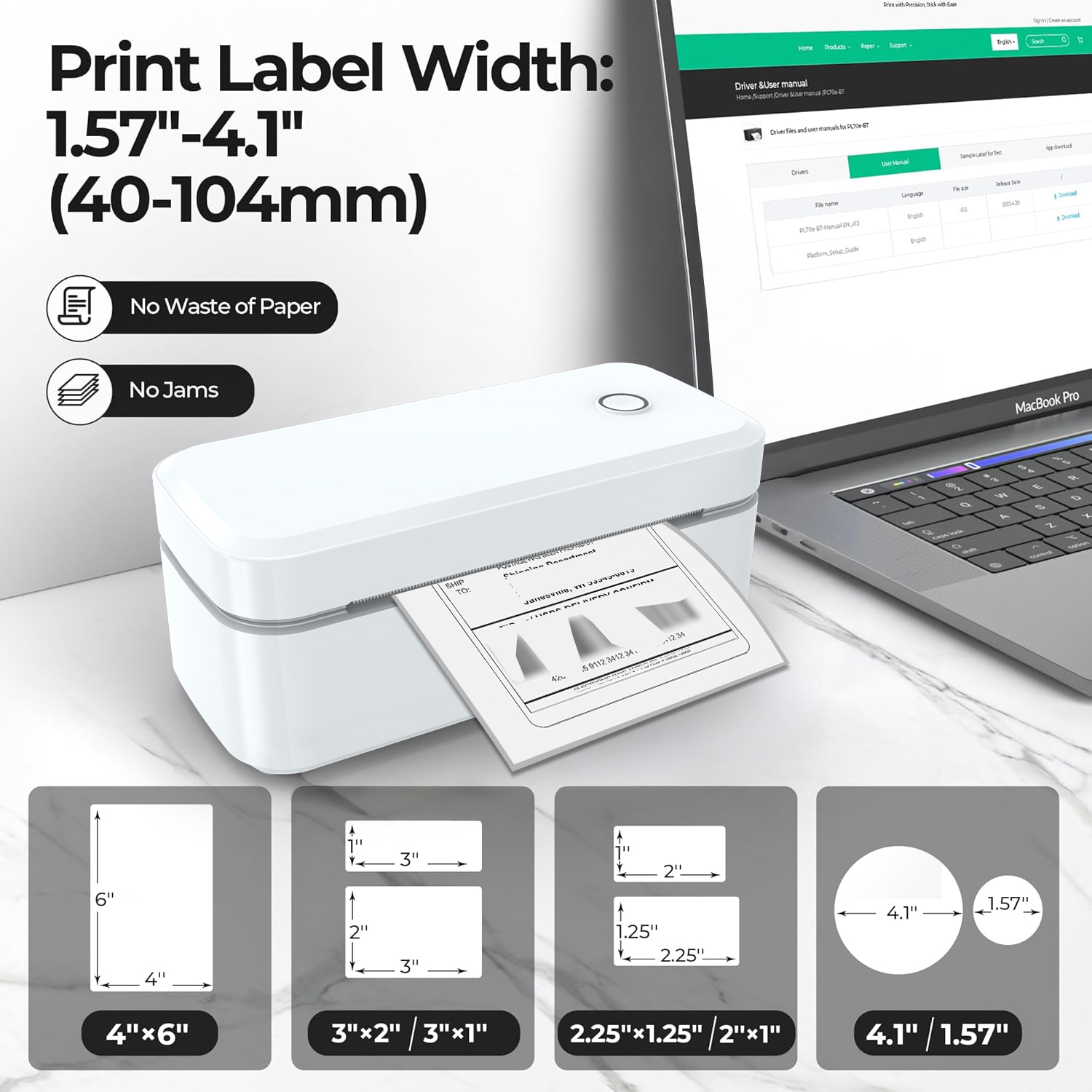 Marklife X4 Bluetooth Thermal  - Commercial Label Printing Machine recension och pris