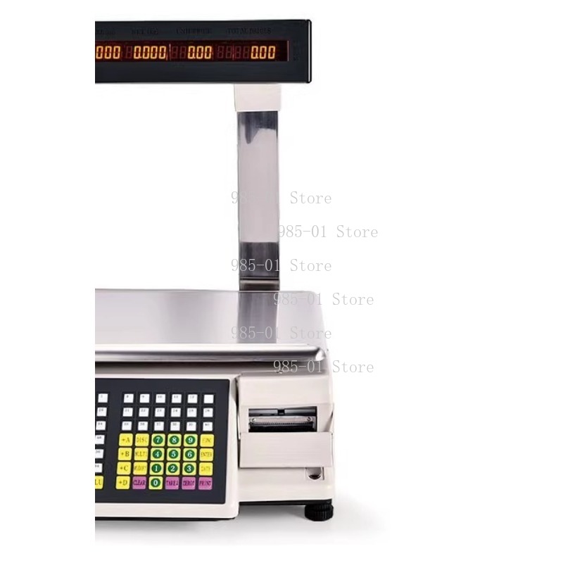 Electronic Scale with Adhesive - Commercial Label Printing Machine recension och pris