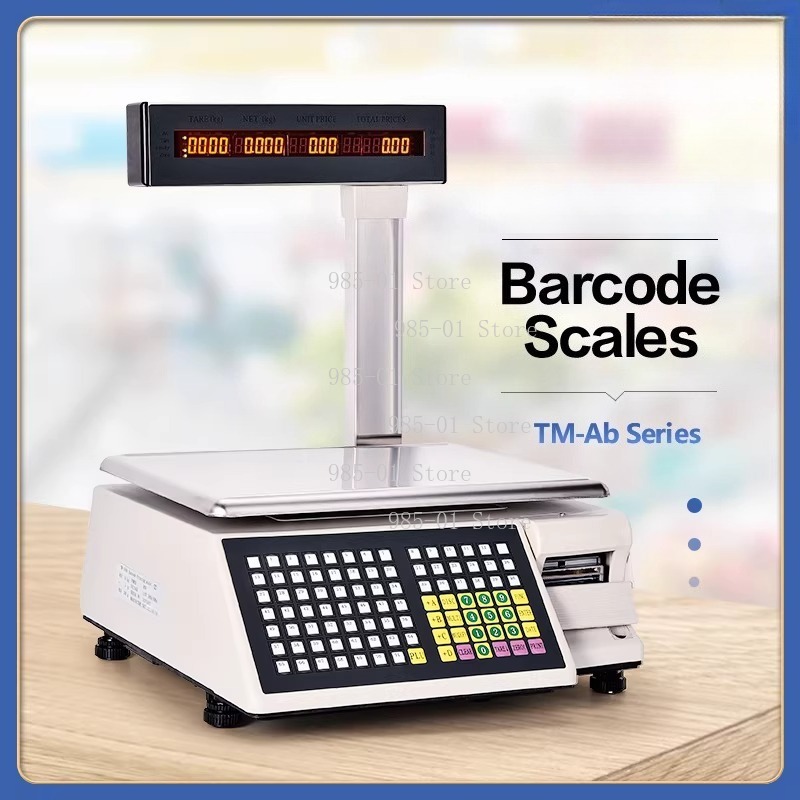 Electronic Scale with Adhesive - Commercial Label Printing Machine recension och pris