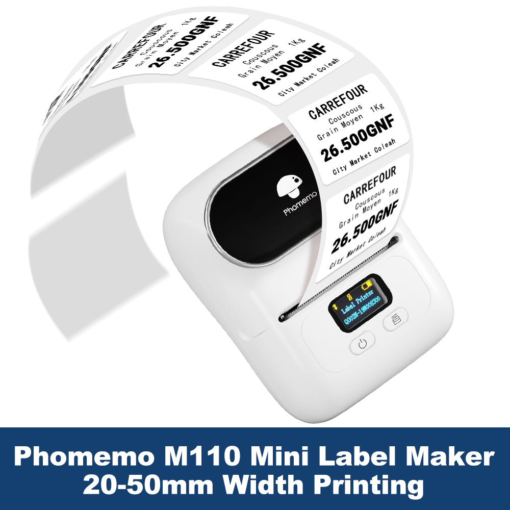 Phomemo Label Printer M110 Lab - Commercial Label Printing Machine recension och pris
