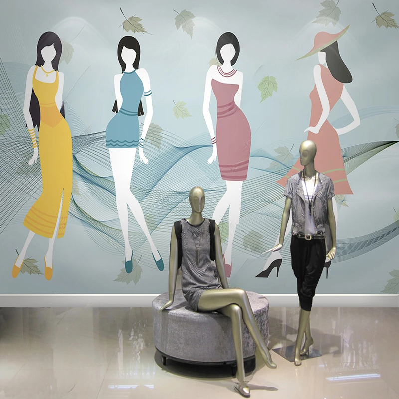 Custom Mural Modern fFresh Sho - Commercial Wallpaper Printing recension och pris