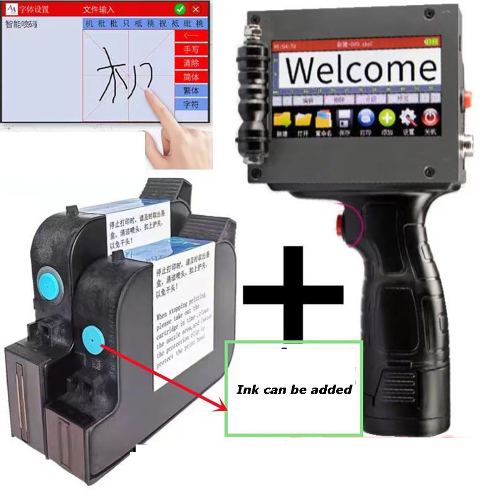 Handheld 50mm Large Font Codin - Commercial Label Printing Machine recension och pris