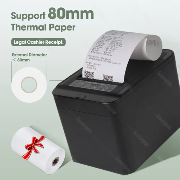 Soonpos 80mm Thermal POS Recei - Commercial Wallpaper Printing recension och pris