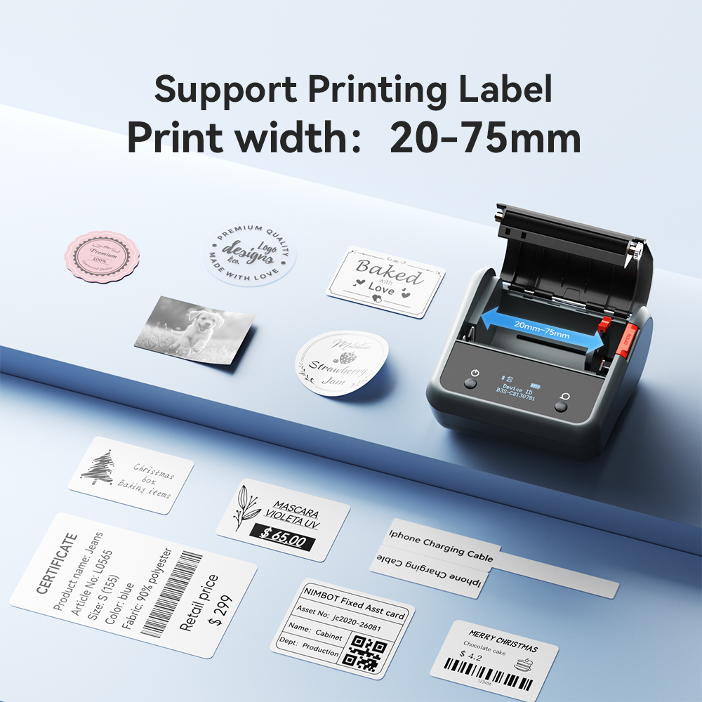 Niimbot B3S Wireless Label Pri - Commercial Label Printing Machine recension och pris