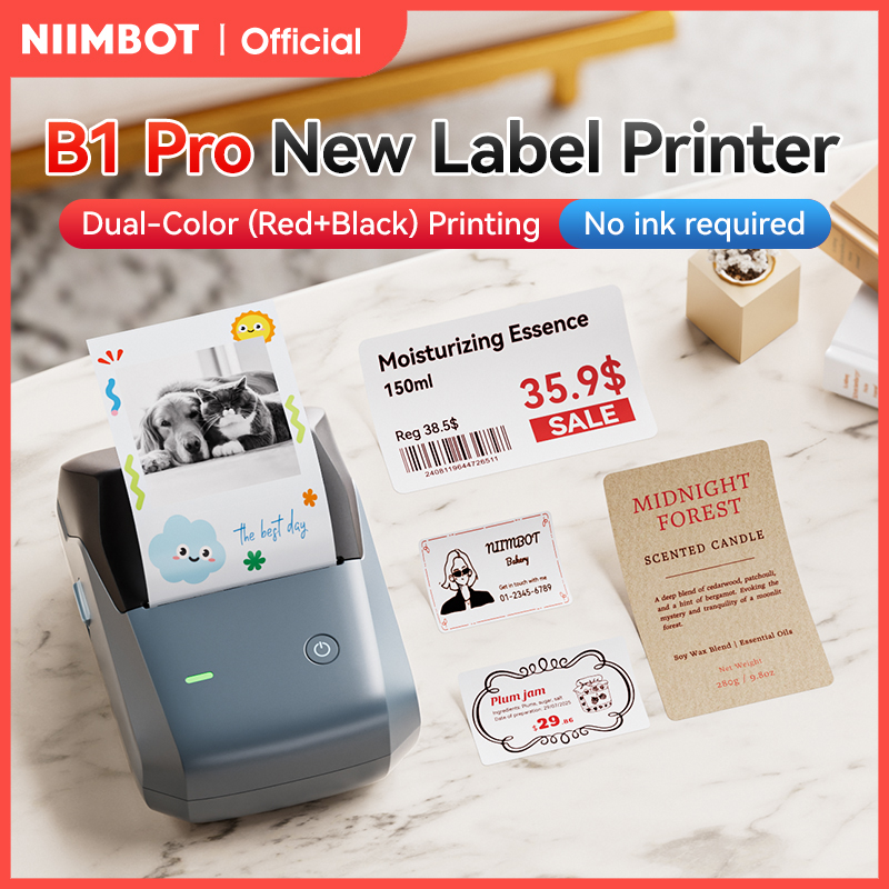 Niimbot B1 Pro Label Printer 3 - Commercial Printing Definition recension och pris