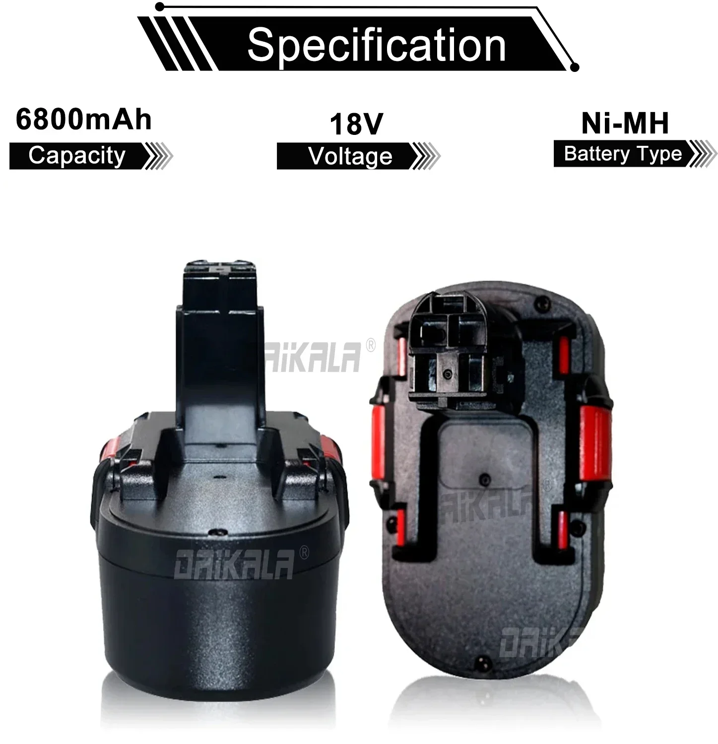 Original for Bosch 18V 6.8Ah B - Bosch Drill Gsb 18V recension och pris