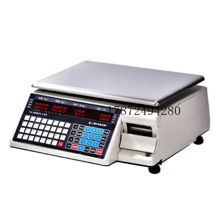 Commercial Weight Scale with B - Commercial Label Printing Machine recension och pris