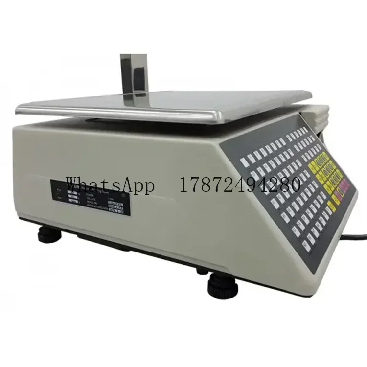 Commercial Weight Scale with B - Commercial Label Printing Machine recension och pris