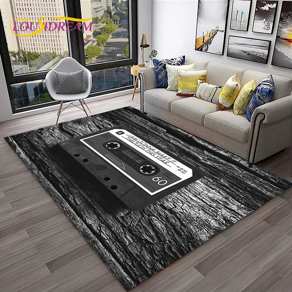 Retro Music Cassette Tape Patt - Commercial Printing For Sale recension och pris