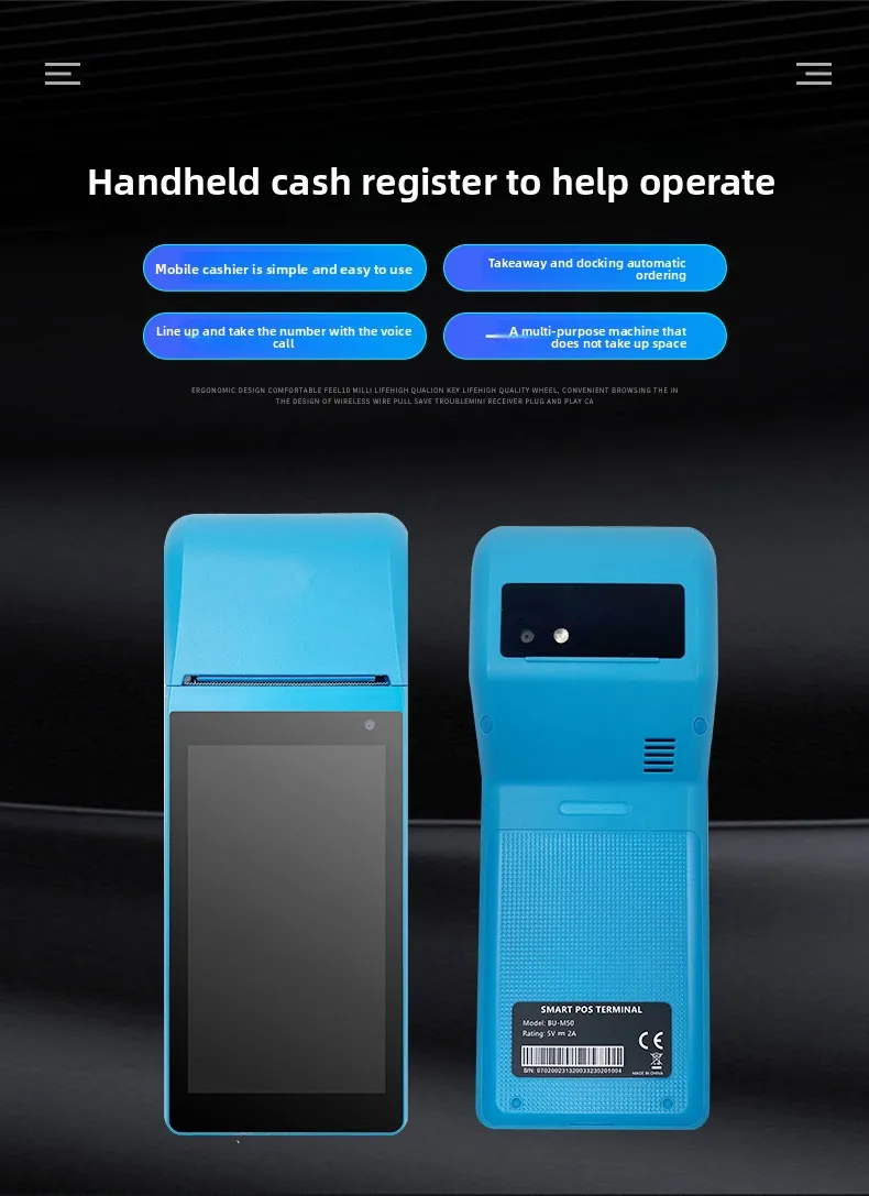 Handheld cash register high de - Commercial Printing Definition recension och pris