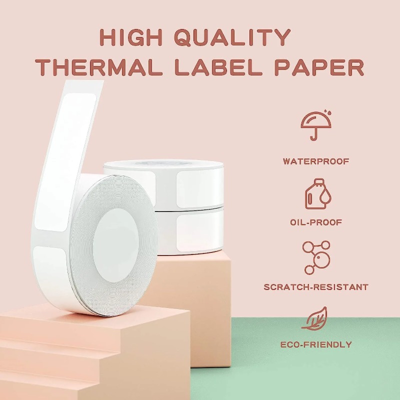 Thermal Label Sticker Tape 12m - Commercial Label Printing Machine recension och pris