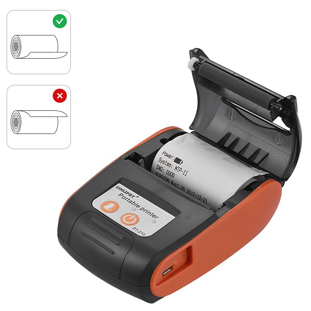 Mini Portable Thermal Receipt  - Commercial Label Printing Machine recension och pris